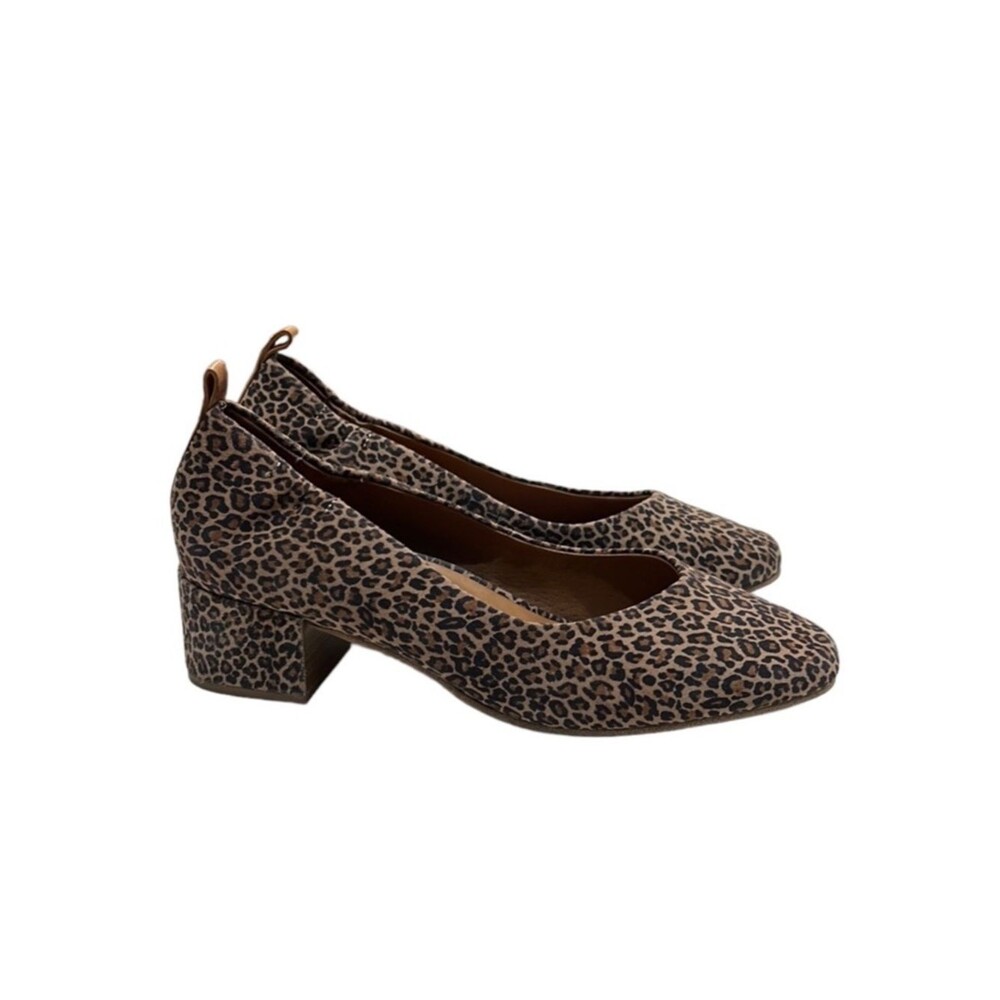 Gentle Souls by Kenneth Cole Ella Animal Print Leather Pump Size 8.5